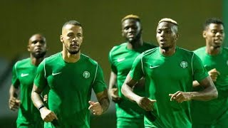 Super Eagles Of Nigeria Arrived Uyo To Face Rwanda [upl. by Ribble]