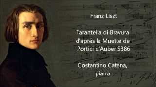 Liszt  Tarantella di Bravura  Costantino Catena piano [upl. by Aniad]