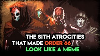 Why Order 66 Was TAME in Comparison to Old Republic Sith Threats [upl. by Utham]