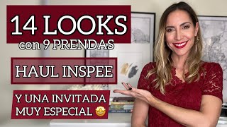 14 LOOKS con 9 PRENDAS y una INVITADA MUY ESPECIAL 🤩  Haul Inspee 🛍️ [upl. by Edobalo]