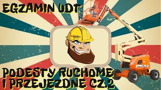 EGZAMIN UDTpodesty ruchome przejezdne cz2 [upl. by Ayaros]