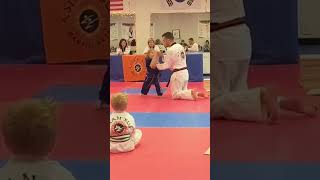 Some board breaks white belt  black belt martialarts taekwondo girlpower nevergiveup [upl. by Hadsall146]