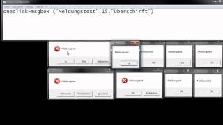 Windows MessageBox erstellen 2 Ways [upl. by Josie]