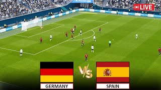 🔴LIVE  GERMANY vs SPAIN I QUARTER FINAL II FULL MATCH STREAMING I eFOOTBALL PES 21 GAME [upl. by Aihsined]