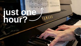 Becoming a Better Pianist with Just ONE HOUR of Practice Practice Smart [upl. by Mairym]