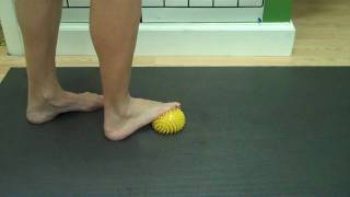 Foot 1  Ball rolls and pick ups  1 Plantar fasciitis protocol [upl. by Woodrow]