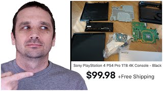 I Paid 99 For a PS4 Pro From eBay  And it Was in Bad Shape [upl. by Langan]