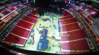 Wells Fargo Arena 3 Concert Timelapse [upl. by Neeloc]