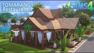 Jungle Feast 🌿 Bar amp Restaurant in Tomarang noCC THE SIMS 4  For Rent  Stop Motion [upl. by Cyrille]