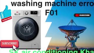 washing Machine automatic error F01 error f01 washingmachine [upl. by Arait725]