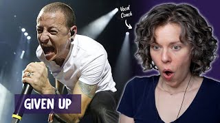 Reaction to quotGiven Upquot by Linkin Park Firsttime Listen and Vocal Analysis [upl. by Nnov]