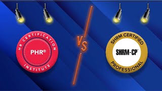 DHR Versus Series PHR vs SHRMCP [upl. by Anipsed]