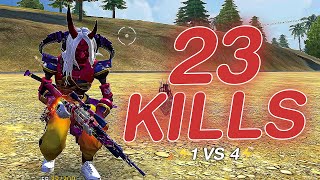 SOLO VS SQUAD  23 KILLS  BEST SHOTGUN RIGHT NOW IS TROGON GUN 🔥 [upl. by Kammerer]