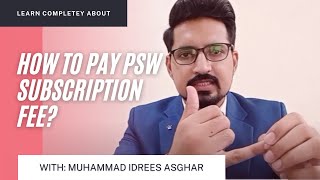 How to Pay PSW Subscription Fee [upl. by Ycaj]