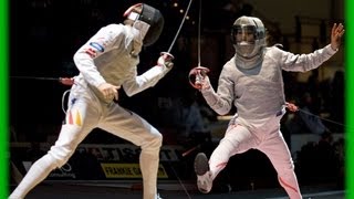 Fencing Europeans Senior ZAGREB 2013  Day6 Womens Epee amp Mens Sabre  Green Piste [upl. by Aninay]