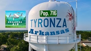 Tyronza Arkansas by drone [upl. by Pimbley]