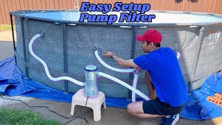 Unboxing amp Easy Setup Pool Filter  Step by Step [upl. by Esinrahc]