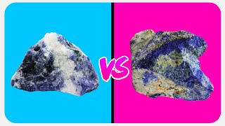 Sodalita vs Lapislazuli 💎 Minerales Parecidos 1 Metodo No Destructivo ✔️ [upl. by Kirsten]