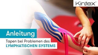 Tapen bei Problemen des lymphatischen Systems  Kintex® Anleitung zum Kinesiologie Tapen [upl. by Esilehs]