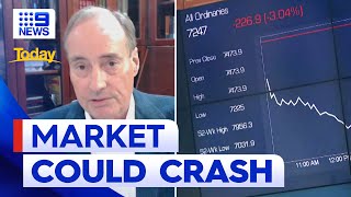 US economist predicting a major market crash for 2024  9 News Australia [upl. by Mihar]