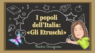 Gli Etruschi 🌏👩🏻‍🏫 MaestraAnnagrazia scuolaprimaria etruschi story [upl. by Citron]