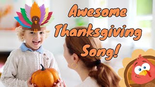 Giving Thanks A Joyful Kids Thanksgiving Song [upl. by Chanda]