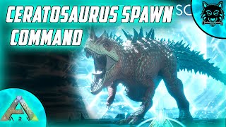 New Ceratosaurus Admin command Tutorial  ARK Survival Ascended Ark Additions Mod Update [upl. by Minor699]