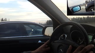 BMW E46 320i VS MercedesBenz ML 350 W164 [upl. by Arinaid787]