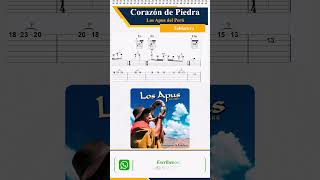 shorts Los Apus  Corazon de Piedra TABLATURA guitarra instrumentosmusicalesperu musica [upl. by Caasi]