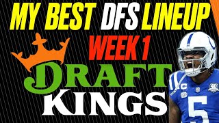 My Draft Kings WEEK 1 Strategy DFS 2024 Picks For Millionaire Maker [upl. by Roban155]