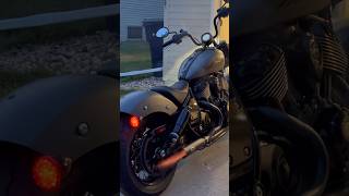 2023 Chief Bobber Dark Horse exhaust upgrade [upl. by Obocaj]