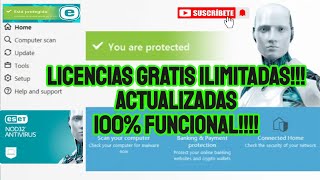 ✅ GENERA LICENCIAS DE ESET NOD 32  ANTIVIRUS CON LICENCIAS DE PRUEBA NOD32 100 LEGAL [upl. by Desdee]