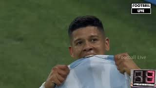 LATE GOAL of Marcos Rojo Argentina v Nigeria at 86／ 2018 FIFA World Cup GS MD3 [upl. by Zora]