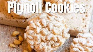 Pignoli Cookies Biscotti ai Pinoli [upl. by Siouxie]