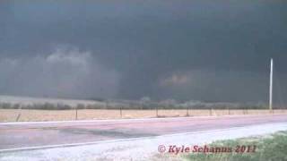 Mapleton IA Storm and Tornado [upl. by Ahsekad248]