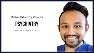 Top NBME Concepts  Psychiatry USMLE Step 1 [upl. by Altheta]