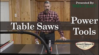 Woodcraft 101  Woodshop Build Episode 1  Tablesaw and Bandsaw Selection [upl. by Knick]