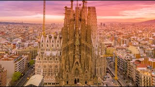 Sagrada Familia and Park Quell Barcelona  Spain 🇪🇦 [upl. by Cullan305]