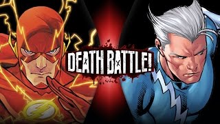 Flash VS Quicksilver Marvel VS DC  DEATH BATTLE [upl. by Ardnoed]