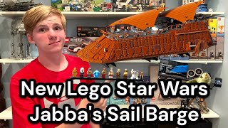 New Lego Star Wars Jabbas Sail Barge [upl. by Sephira]