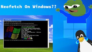 How To Install Neofetch in Windows 10 Winfetch [upl. by Narret]