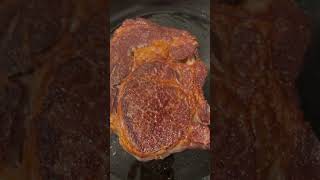 Next Level Crust Ribeye Steak 🥩 Dry Brine Hits Harder love youtubeshorts food cooking youtube [upl. by Weaks264]