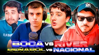 BOCA VS RIVER O NACIONAL VS PEÑAROL ¿CUAL ES EL MEJOR CLASICO DE SUDAMERICA DEBATE DE TERMOS [upl. by Llehcnom]