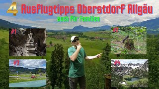 4 Ausflugstipps Oberstdorf Allgäu auch für Familien wandern höhle eichhörnchen sommerrodelbahn see [upl. by Oca]