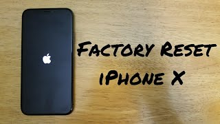 Factory reset iPhone X 8 8 Plus [upl. by Gelman599]