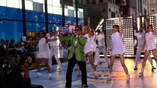 fancam PSY  Gangnam Style 강남스타일 Live  NY Today Show HD [upl. by Ellennoj]