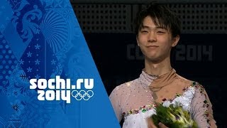 Figure Skating  Mens Free Skating  Yuzuru Hanyu Wins Gold  Sochi 2014 Winter Olympics [upl. by Nnahtur]