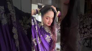 Wedding special hairstyle shots hairstyle sangeetasinghhairstyles [upl. by Ney]