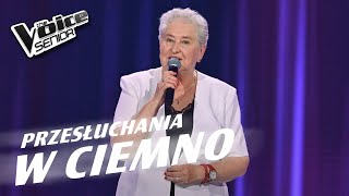 Elżbieta Nowak  „Odpływają kawiarenki”  Przesłuchania w ciemno  The Voice Senior 5 [upl. by Alik118]