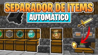 ORDENADOR de ITEMS AUTOMATICO para MINECRAFT ✅ Item Sorter [upl. by Mulligan377]